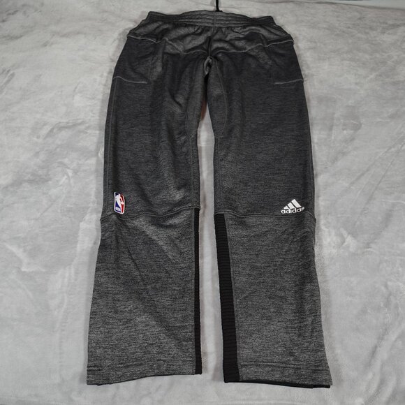 Adidas NBA Player Training Pants Mens 2XL 37” +2 Length Climawarm Gray - Picture 1 of 12